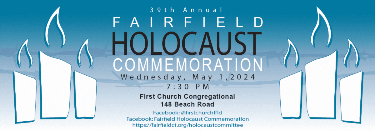 Fairfield Holocaust Commemoration event details.
